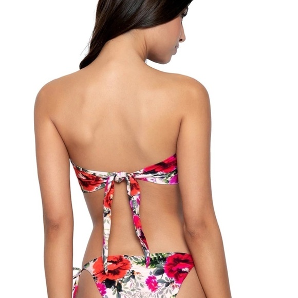 Anthropologie PQ Swim Desert Rose Chrissy Bandeau Top - Picture 2 of 5